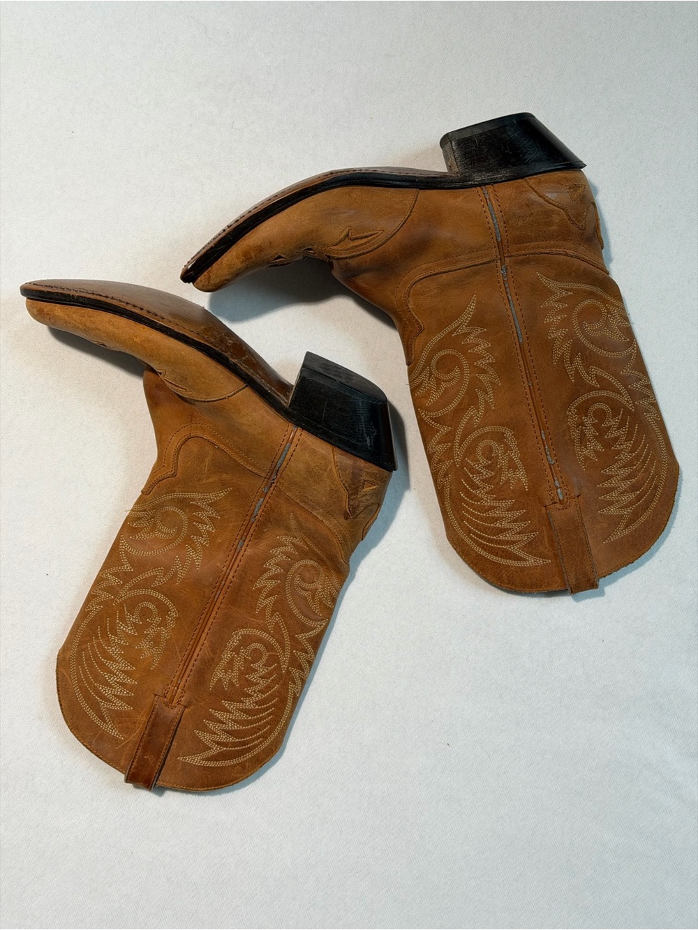 Vintage 2002 Durango RD5302 Leather Cowboy Boots Brown 8M Western - Picture 3 of 7
